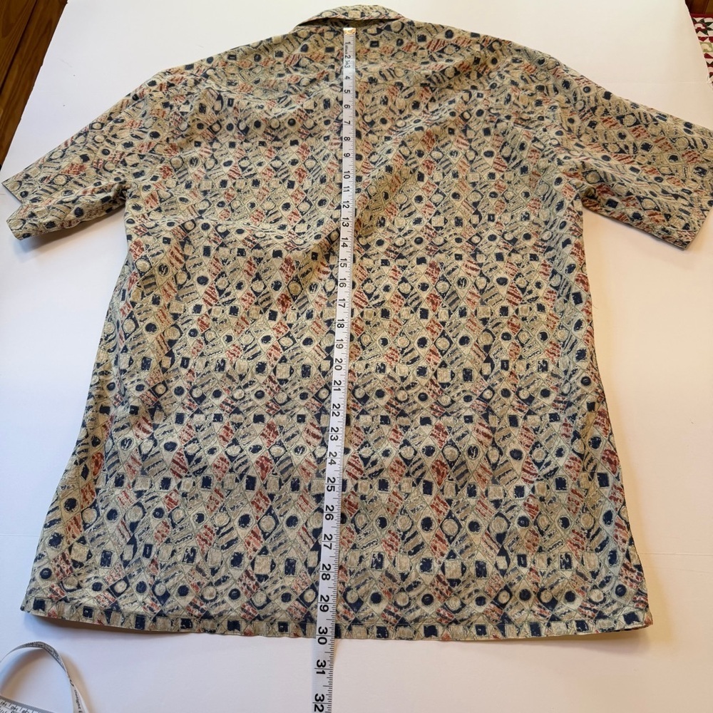 Men’s Burma Bibas Geometric Print Shirt Size Medium​​ - Picture 6 of 7